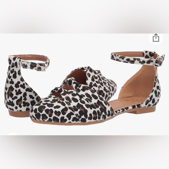 WOMEN’S Comfort Ballet Leopard Print Flat Sandal Size 9 - Picture 2 of 11